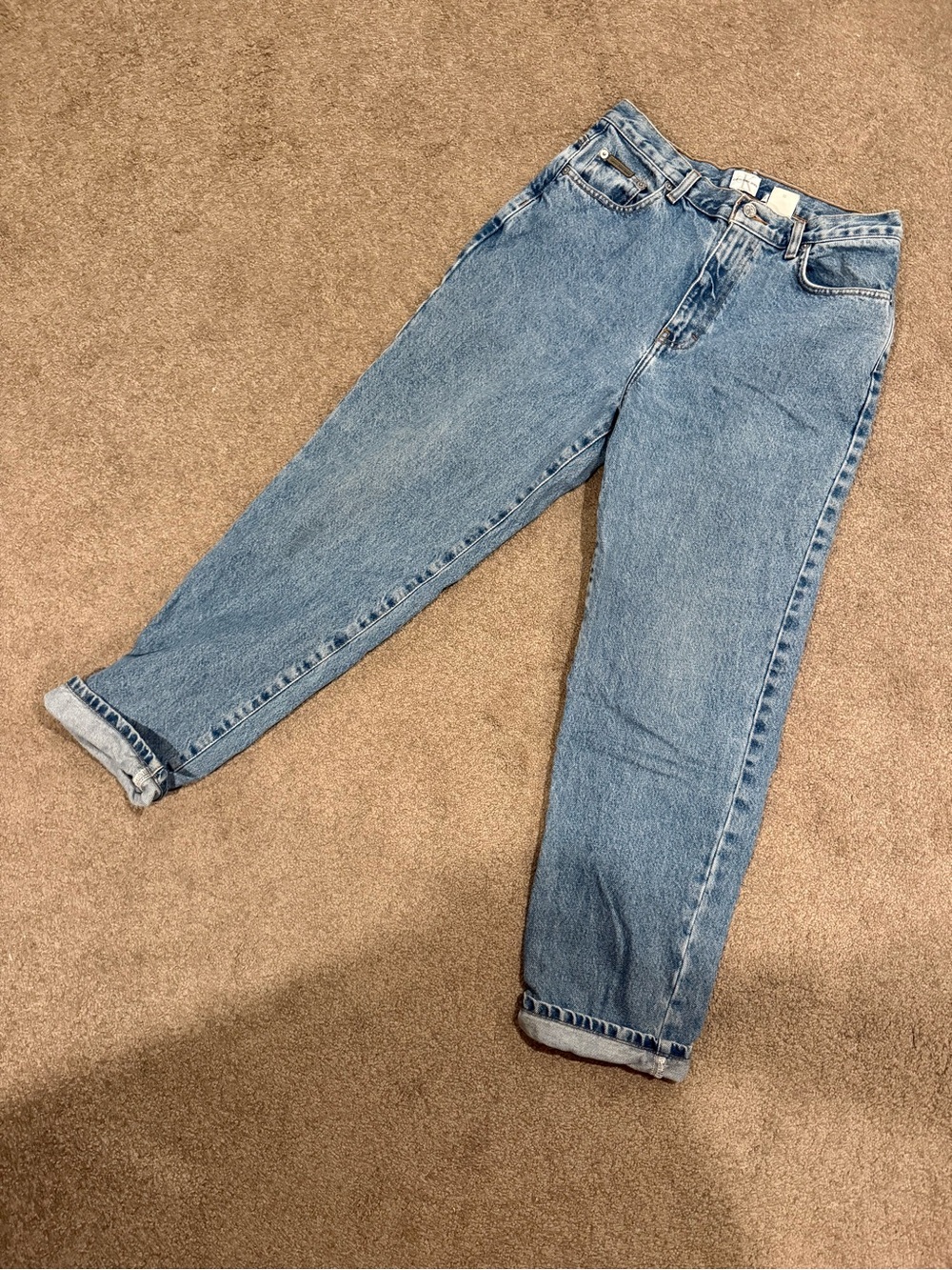 Calvin Klein High-Waist Light Blue Women's Jeans